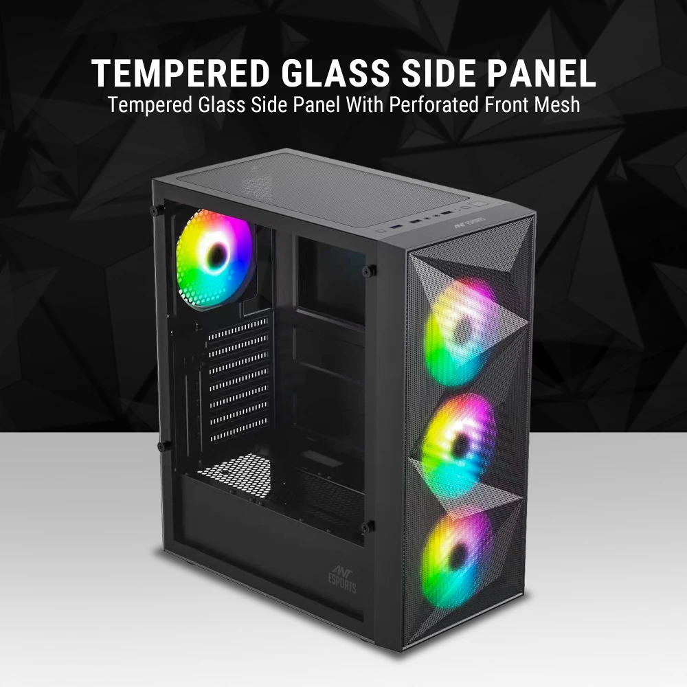 Ant Esports Gmaing Cabinet Elite 1200 Black view 7